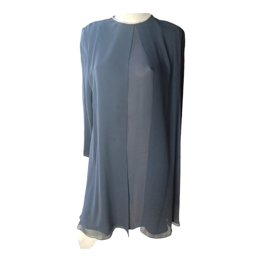 Vintage Linda Allard Ellen Tracy elegant silk dress 4
